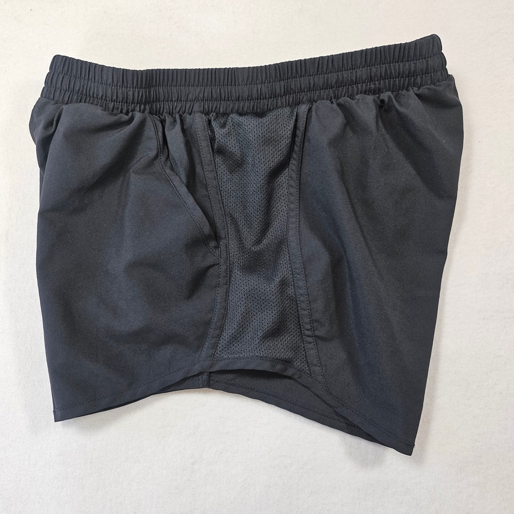Under Armour Fly By 2.0 Running Shorts Womens Small Black HeatGear Athletic Mesh - Picture 7 of 8